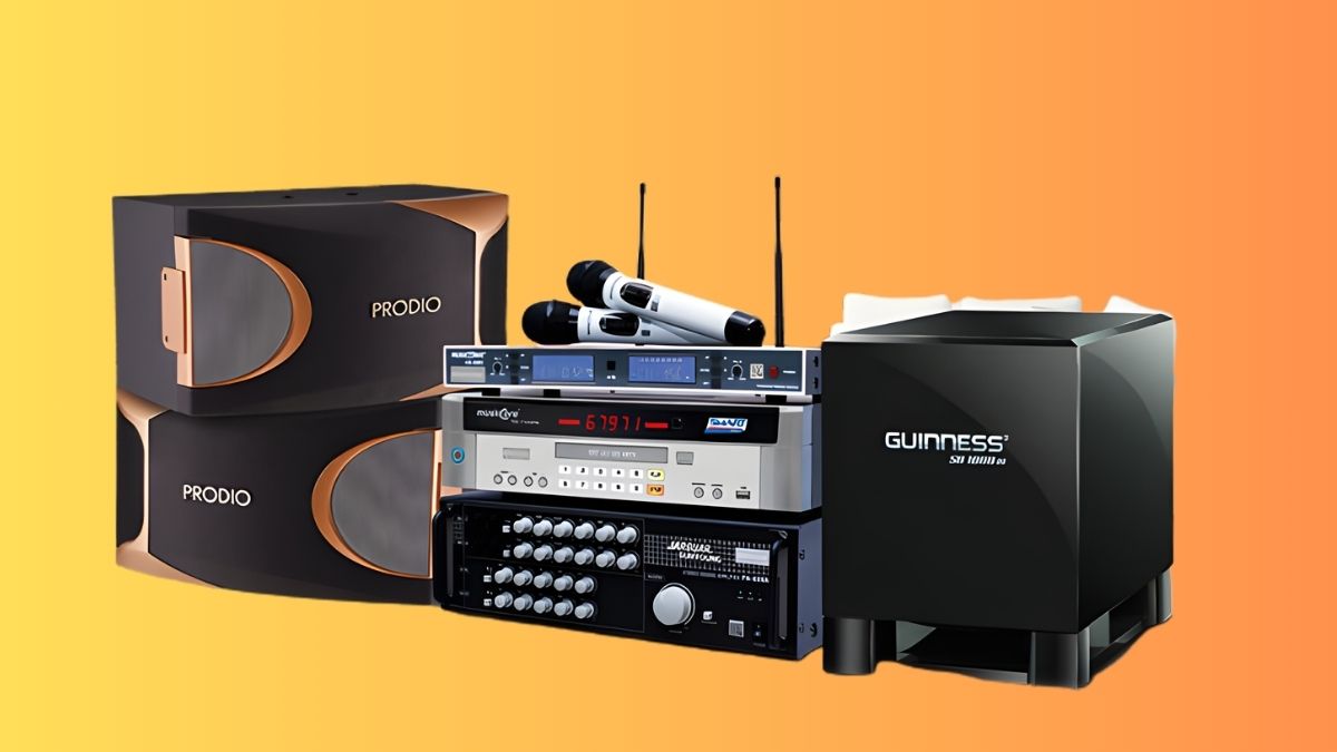 Các thiết bị âm thanh cần có khi chọn nên mua dàn karaoke gia đình loại nào.