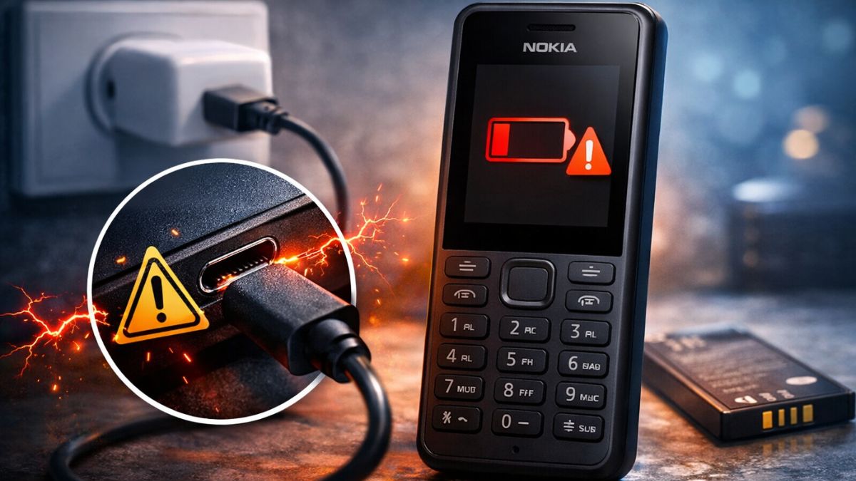 Kiểm tra bộ sạc khi gặp tình trạng nokia 150 báo sạc nhưng không vào pin.