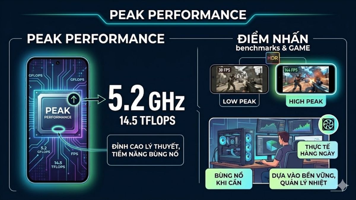 Ý nghĩa Peak Performance và cách xác định hiệu suất cực đại peak là gì.