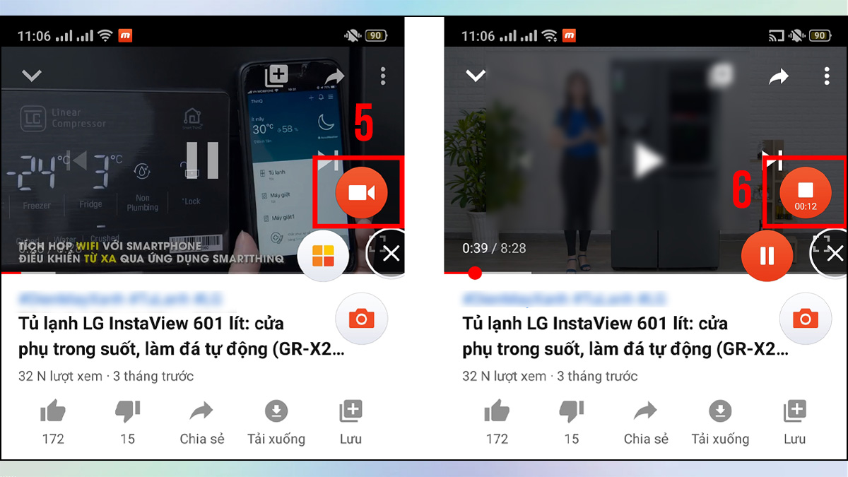 Bắt đầu quay video màn hình trên Mobizen