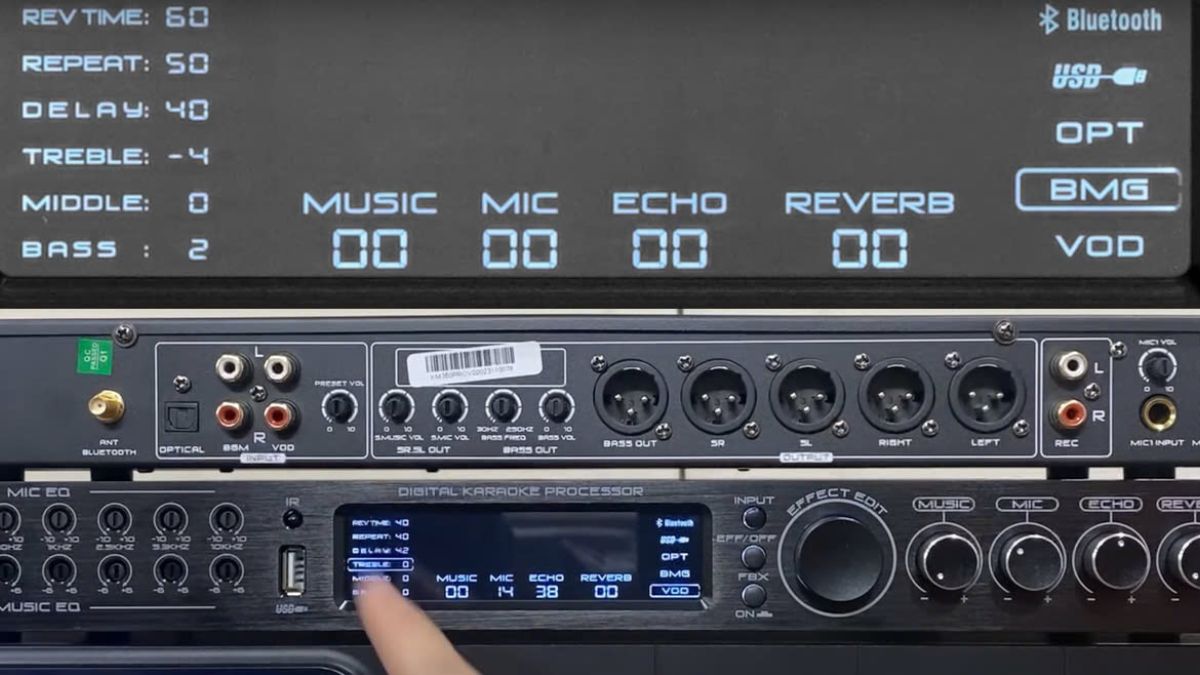 Giao diện phần mềm chỉnh vang số giúp tối ưu hóa hiệu ứng reverb là gì chuẩn.