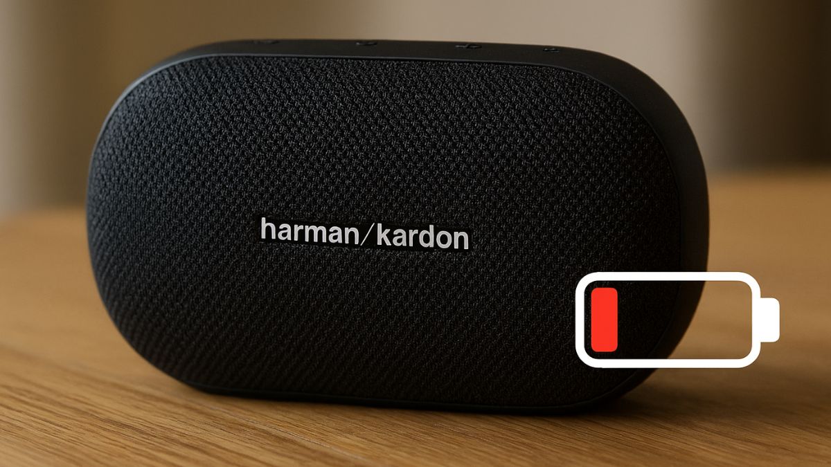 Tránh để pin cạn kiệt là lưu ý quan trọng khi sạc loa Harman Kardon hàng ngày.