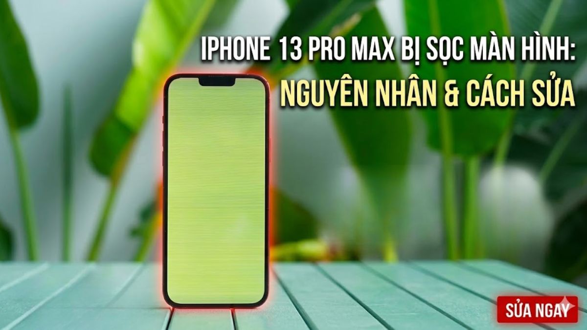 iPhone 13 Pro Max bị sọc màn hình: Nguyên nhân và cách sửa