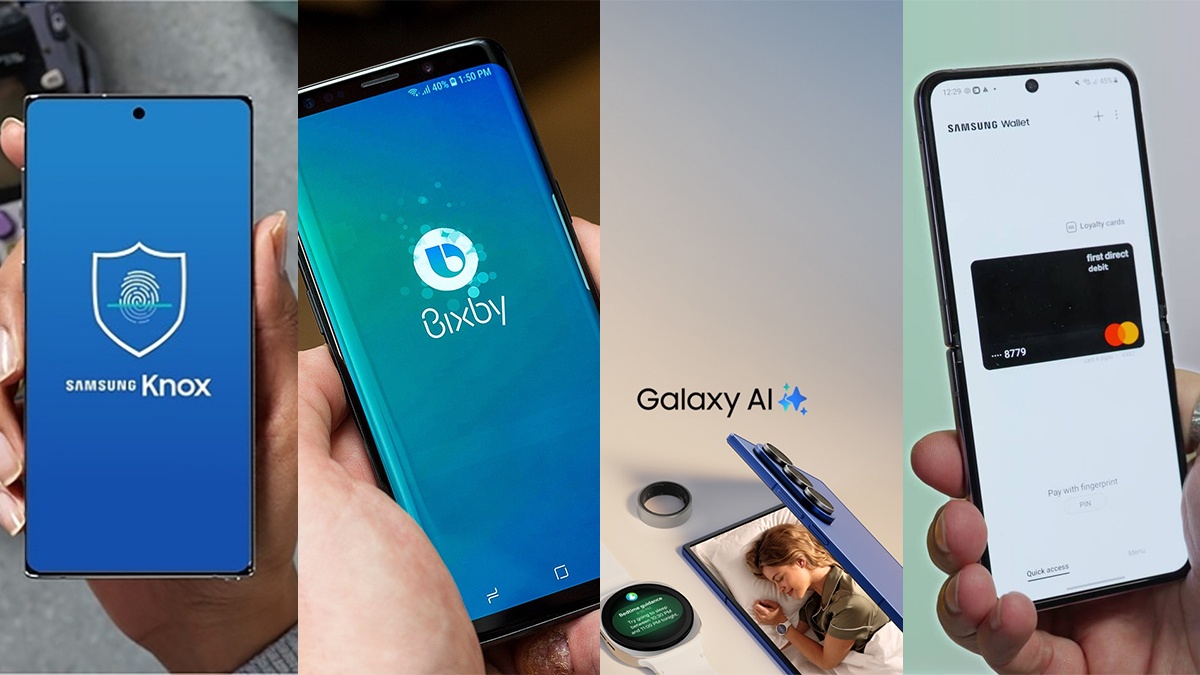 các tính năng độc quyền (Knox, Bixby, Galaxy AI) tạo nên sự khác biệt giữa android và samsung
