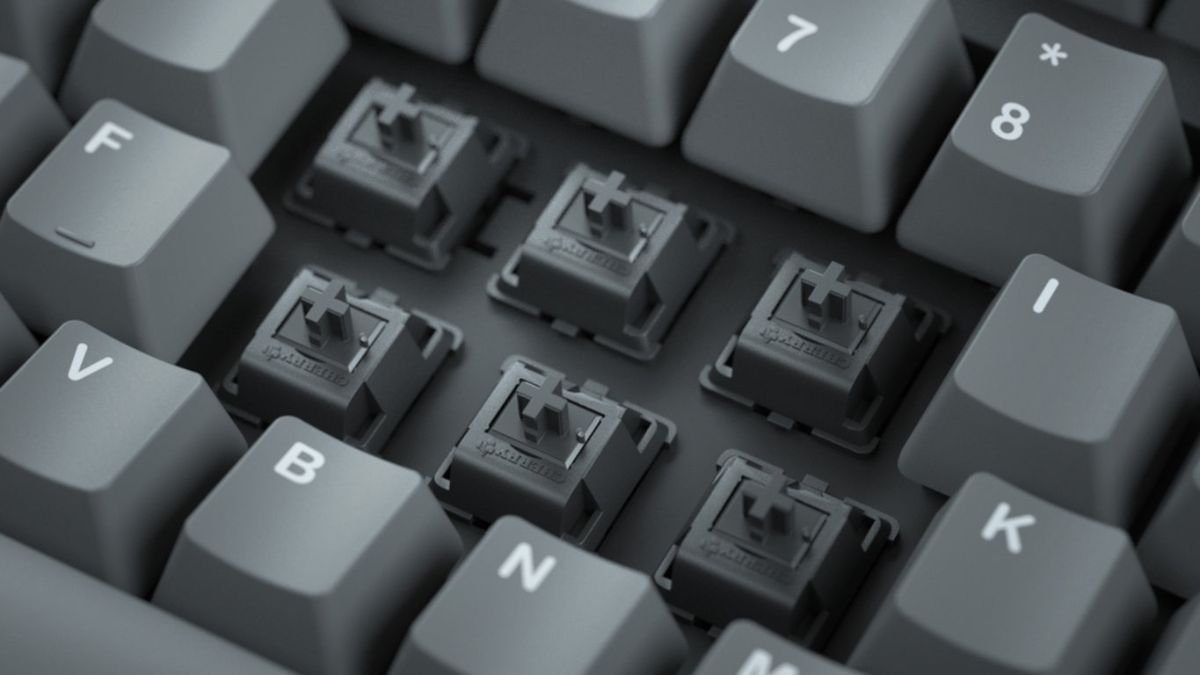 Cấu tạo chi tiết bên trong giúp giải thích switch bàn phím là gì trên bàn phím cơ.