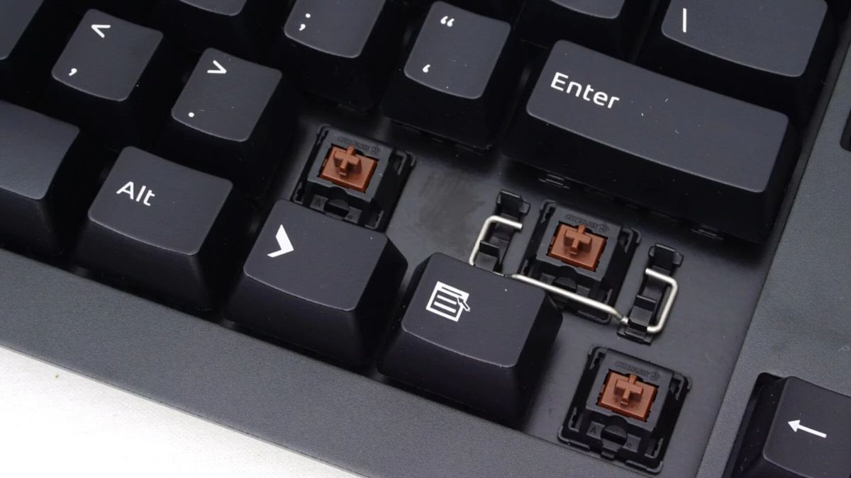 Brown Switch thuộc dòng Tactile giúp người dùng hiểu rõ switch là gì trên bàn phím.