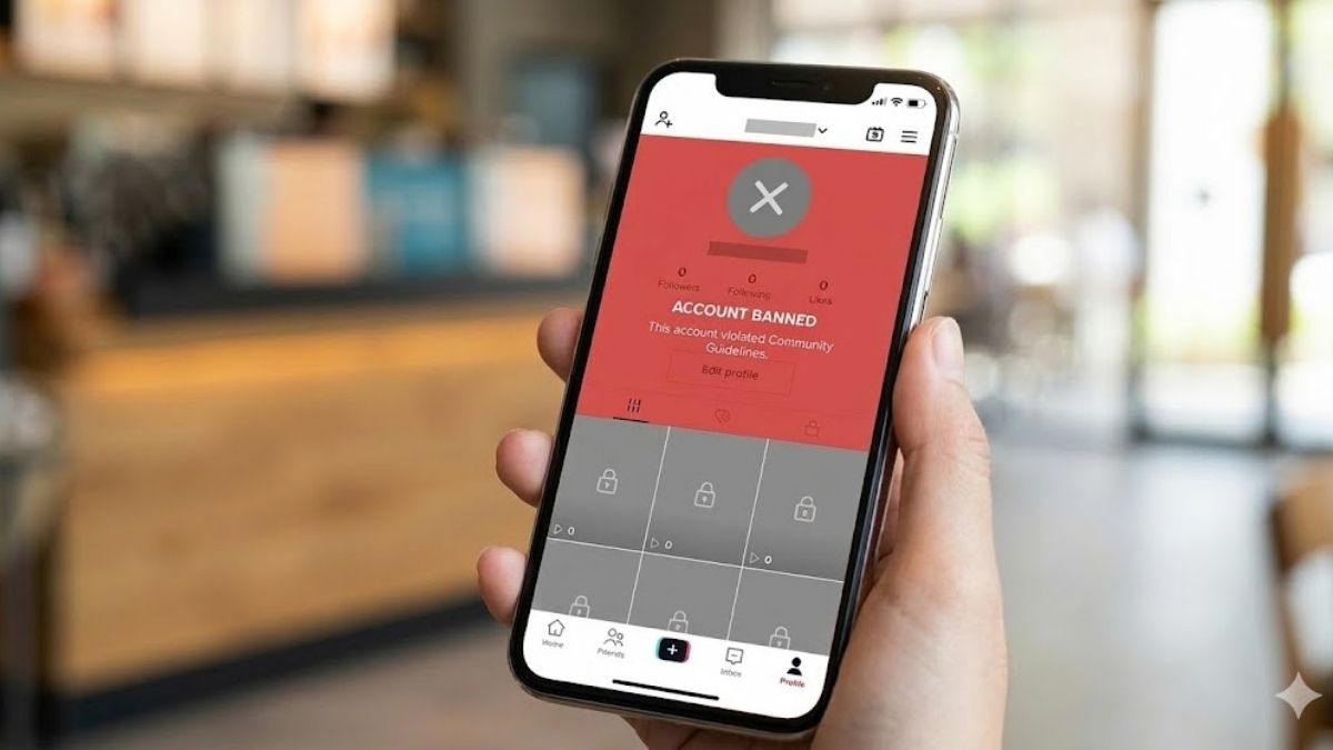 Vi phạm tiêu chuẩn cộng đồng khiến tài khoản bị chặn và không nhắn tin trên tiktok được.