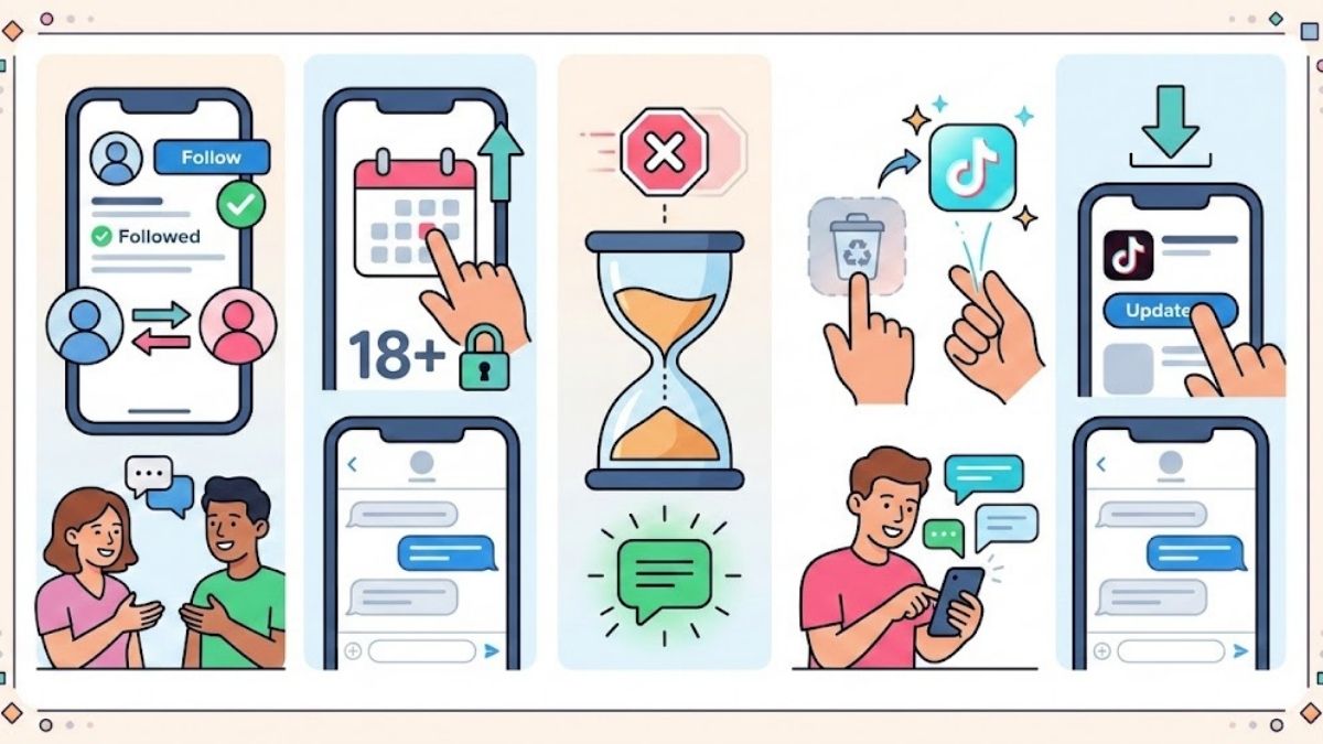 Tổng hợp cách sửa lỗi không nhắn tin được trên tiktok đơn giản và nhanh chóng nhất.