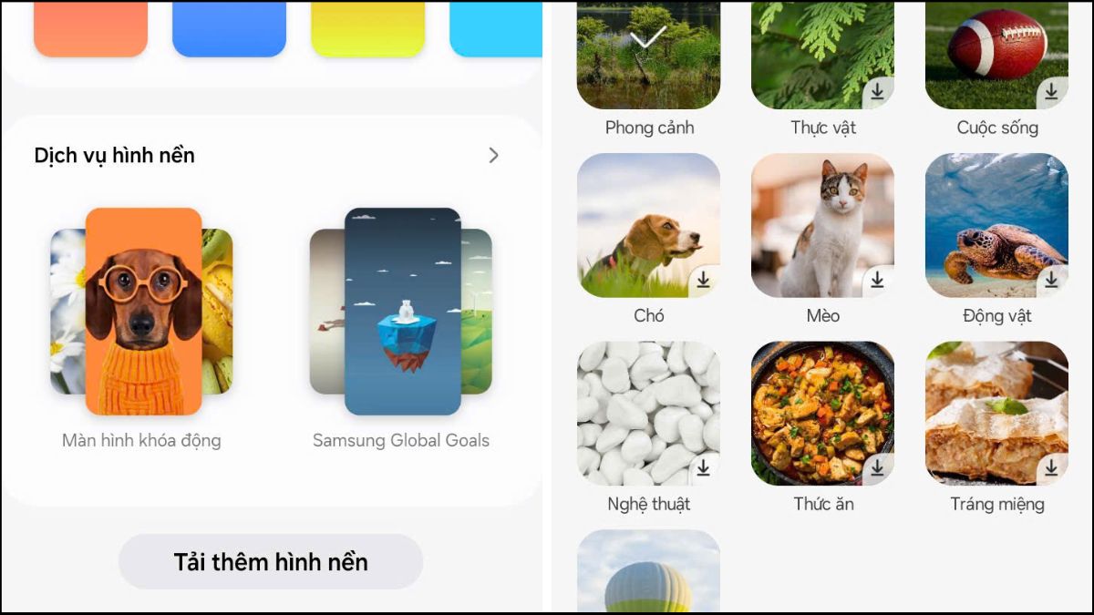 (Tự động cập nhật hình nền) Tính năng tự động thay đổi hình nền điện thoại Samsung