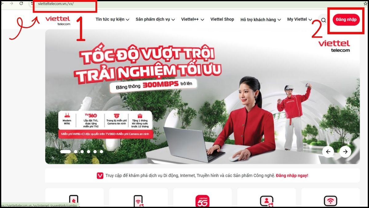 Tra cứu lịch sử cuộc gọi trên website Viettel bằng cách đăng nhập