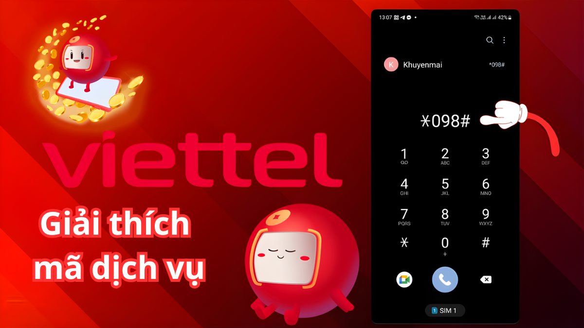 Nhập mã ussd viettel *098# để tra cứu khuyến mãi dịch vụ di động Viettel.
