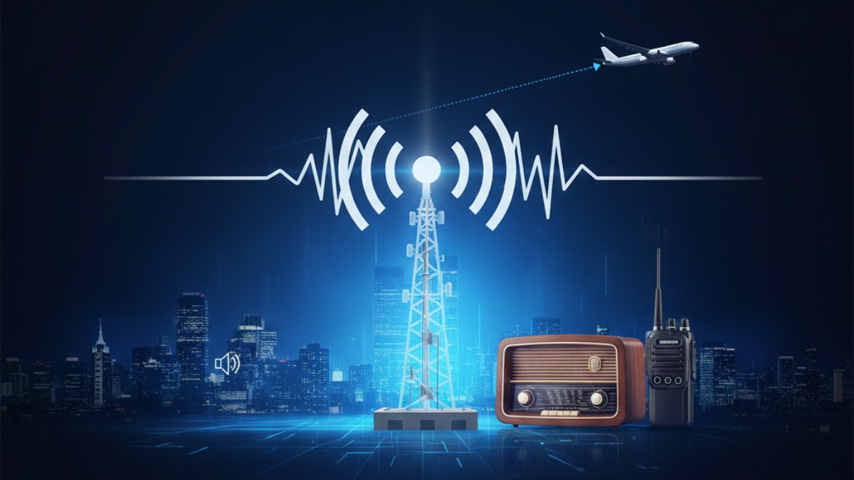 Giải thích VHF là gì và khả năng truyền tín hiệu xa trong môi trường ít vật cản.