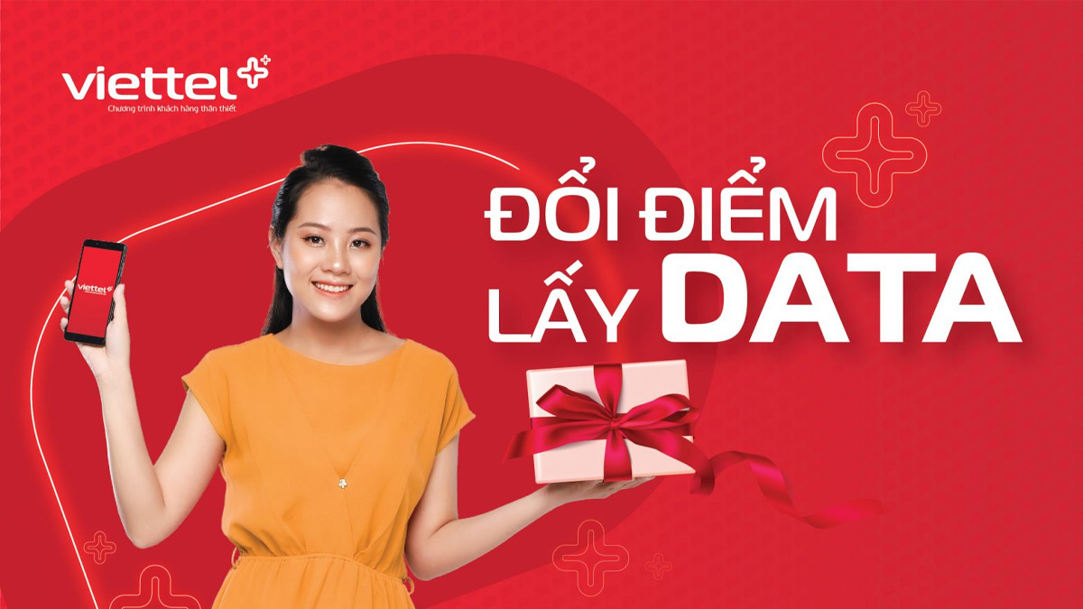 Người dùng đổi điểm Viettel++ lấy Data, một trong những ưu đãi của chương trình viettel plus.