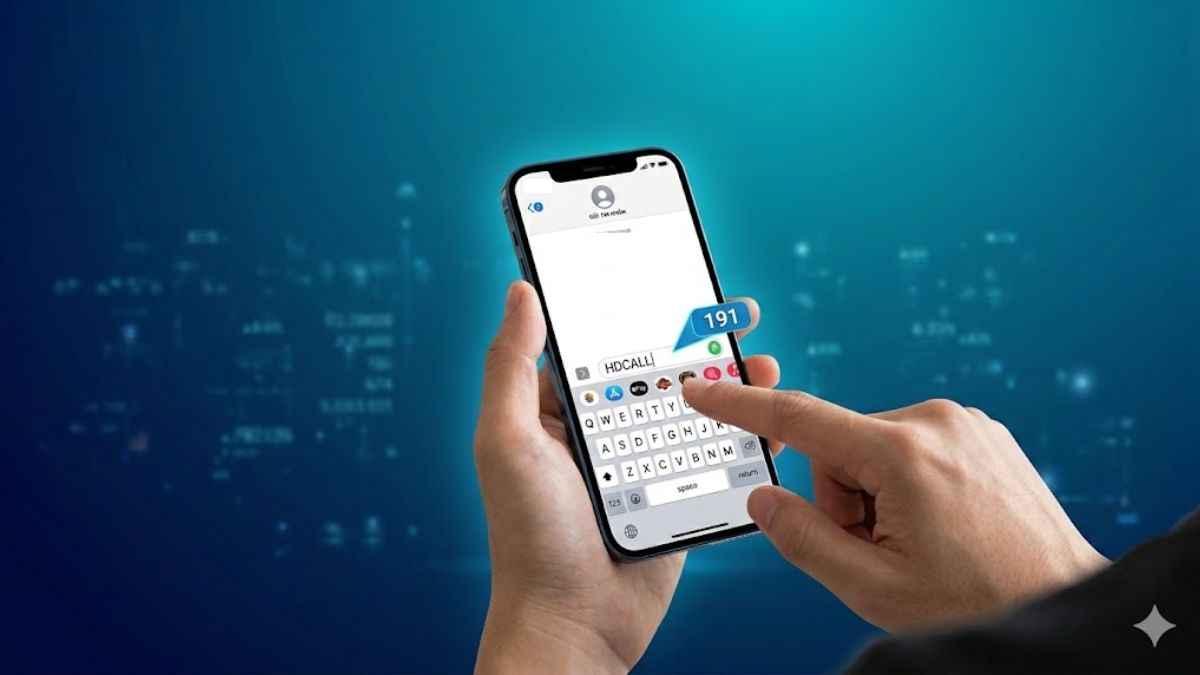 Cách đăng ký volte là gì qua cú pháp tin nhắn HDCALL gửi tổng đài 191 Viettel.