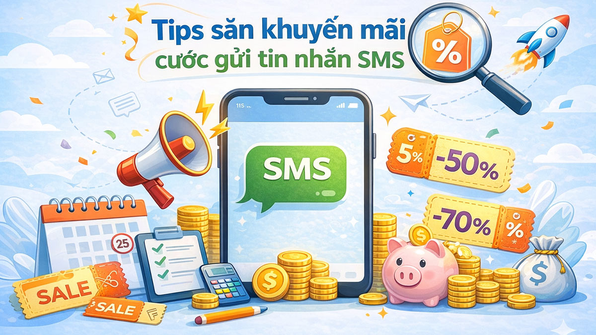 1 tin nhắn SMS bao nhiêu tiền? - Tips săn khuyến mãi