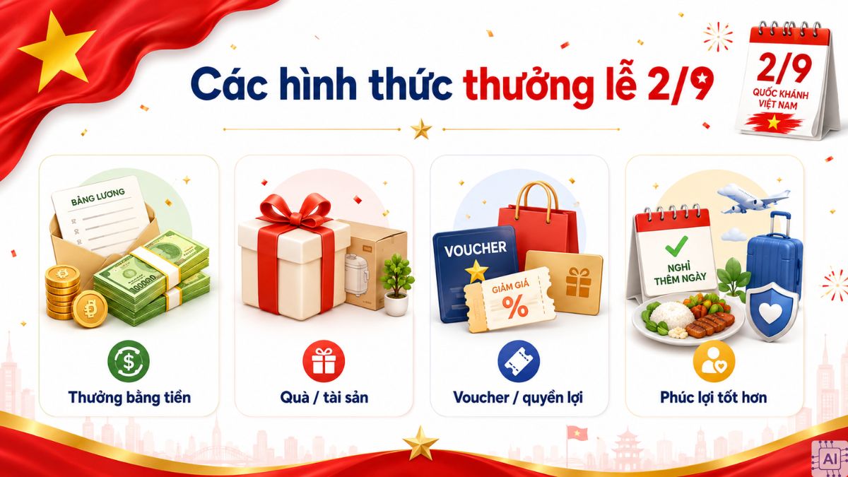 2/9 có được thưởng không? Các hình thức thưởng
