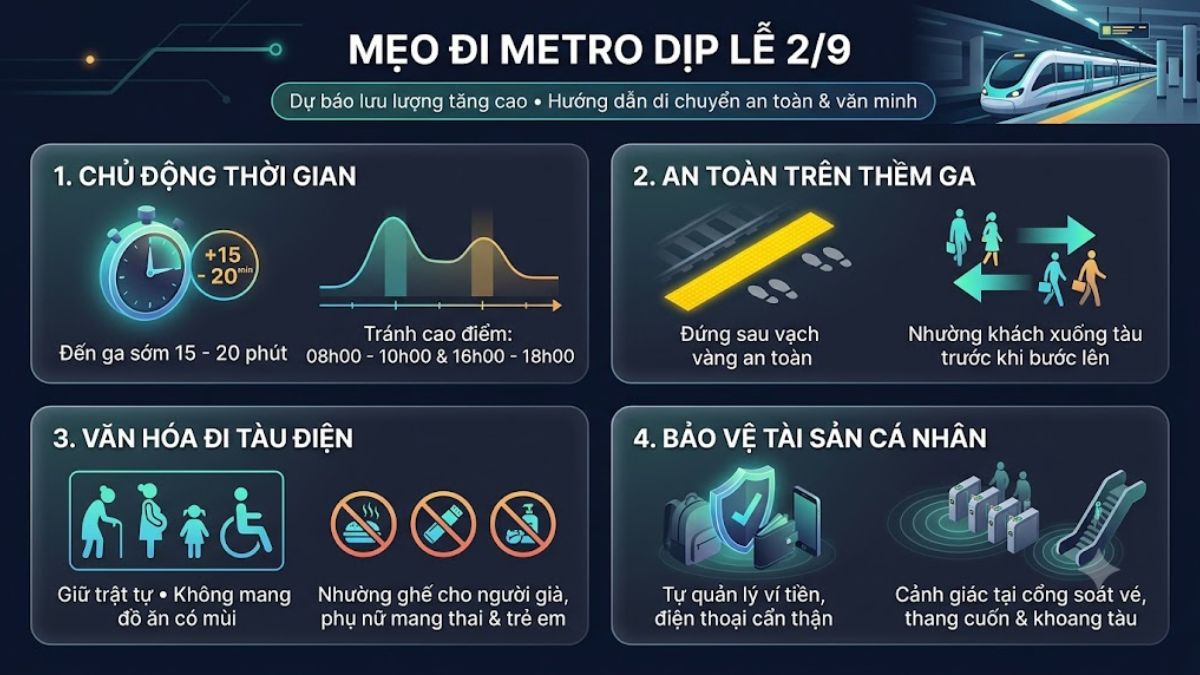 2/9 Metro có hoạt động không? Dự báo lưu lượng khách