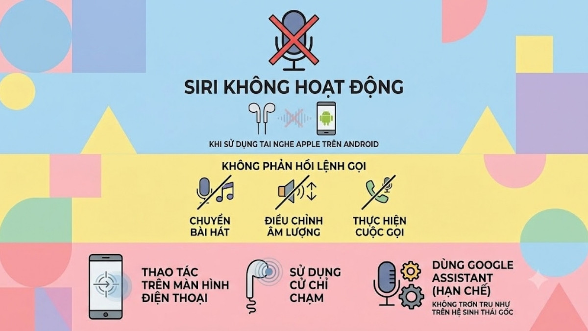 AirPod có kết nối được với Samsung không? - Không có trợ lý ảo
