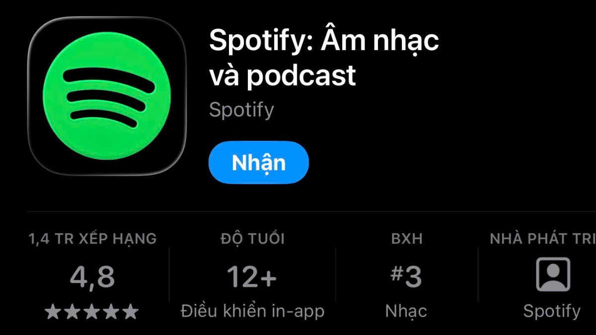 App nghe truyện Audio - Spotify