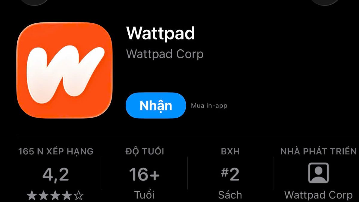 App nghe truyện Audio - Wattpad