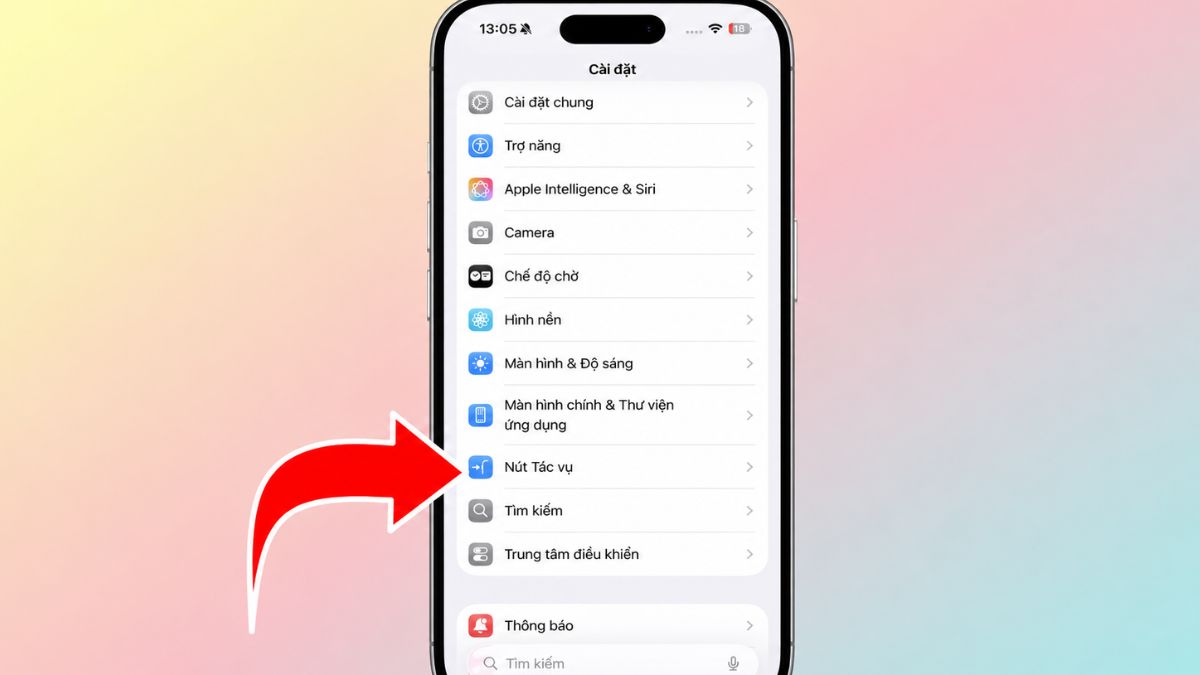 Bật chế độ im lặng trên iPhone bước 2