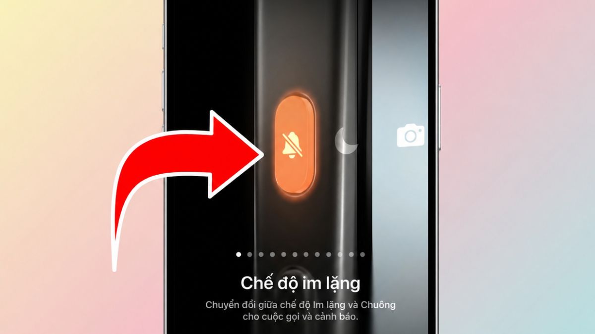 Bật chế độ im lặng trên iPhone bước 3