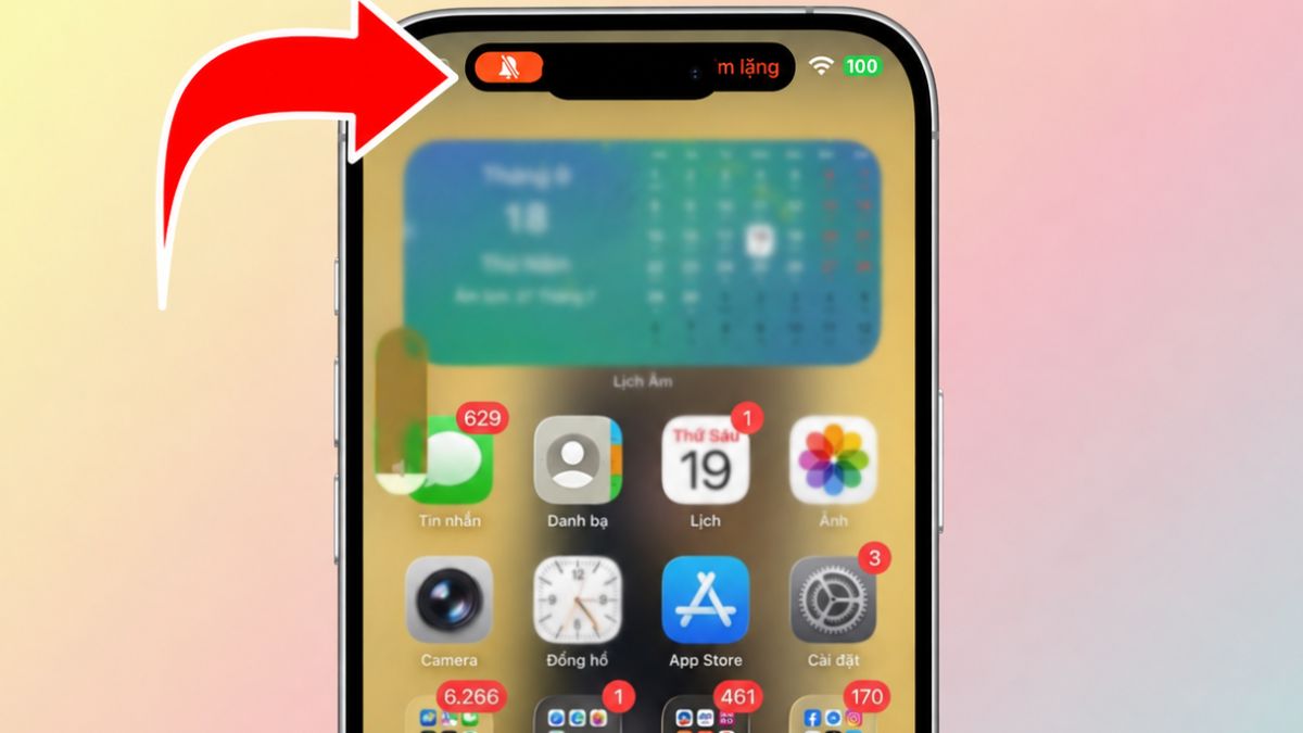 Bật chế độ im lặng trên iPhone bước 4