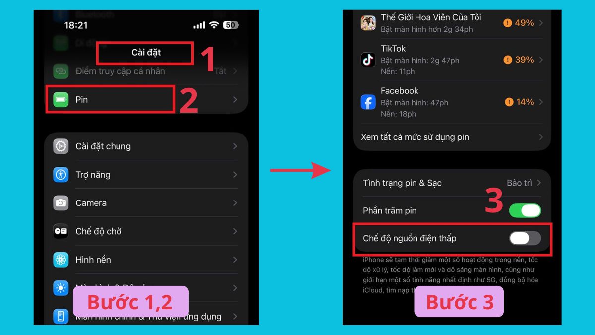Cách bật đèn pin iPhone - Sạc pin trong trường hợp không bật được
