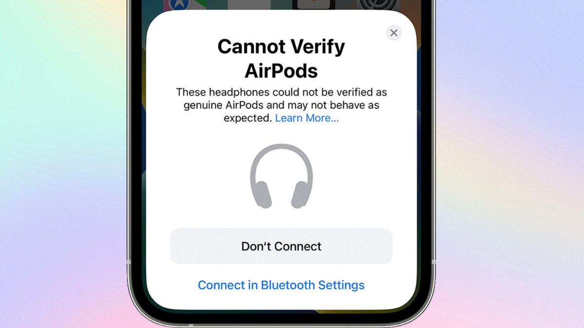 Cách check Airpods qua cảnh báo