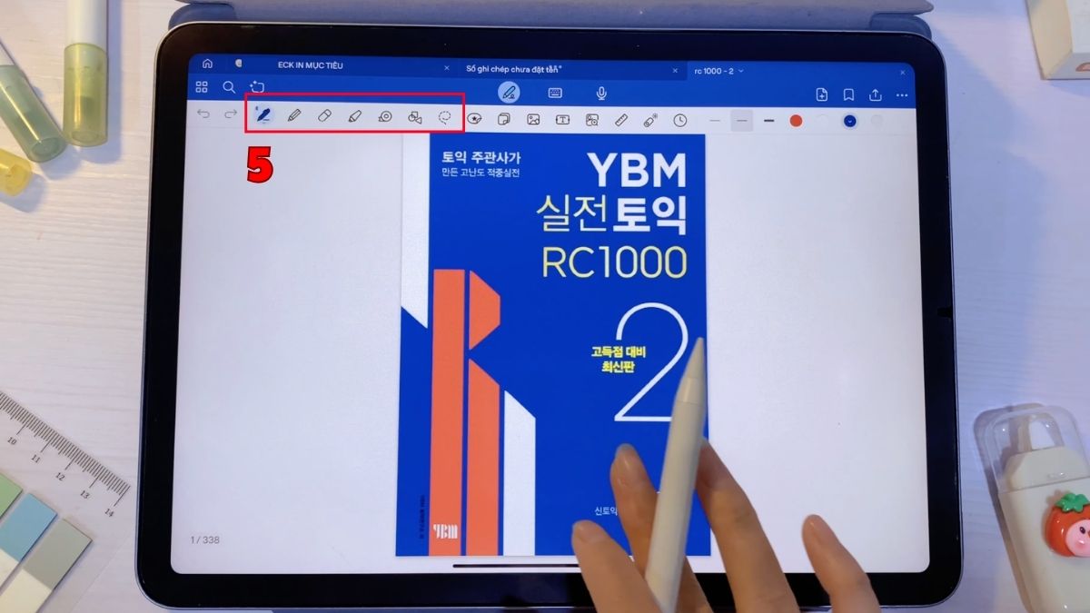 Cách dùng Goodnotes 6 tối ưu - Kỹ thuật xử lý tài liệu bước 3