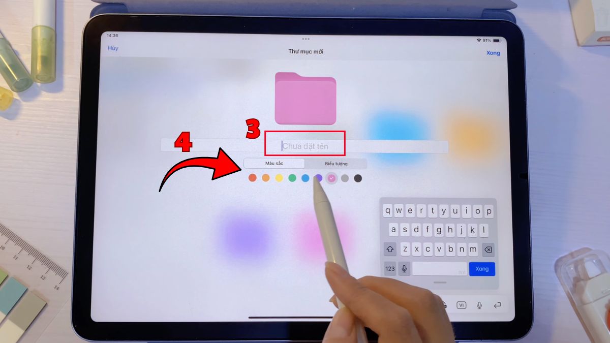 Cách dùng Goodnotes 6 tối ưu - Quản lý thư mục bước 2