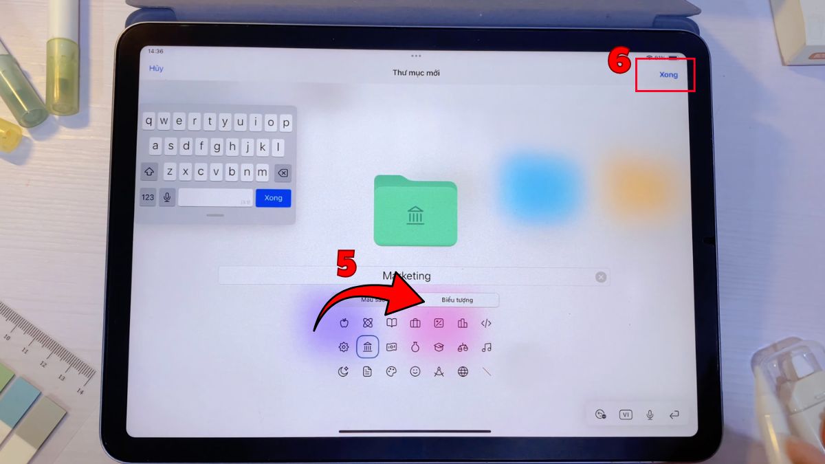 Cách dùng Goodnotes 6 tối ưu - Quản lý thư mục bước 3