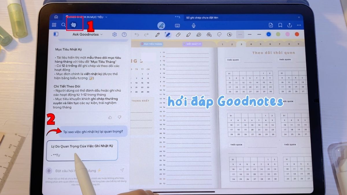 Cách dùng Goodnotes 6 tối ưu - Khai thác tính năng thông minh