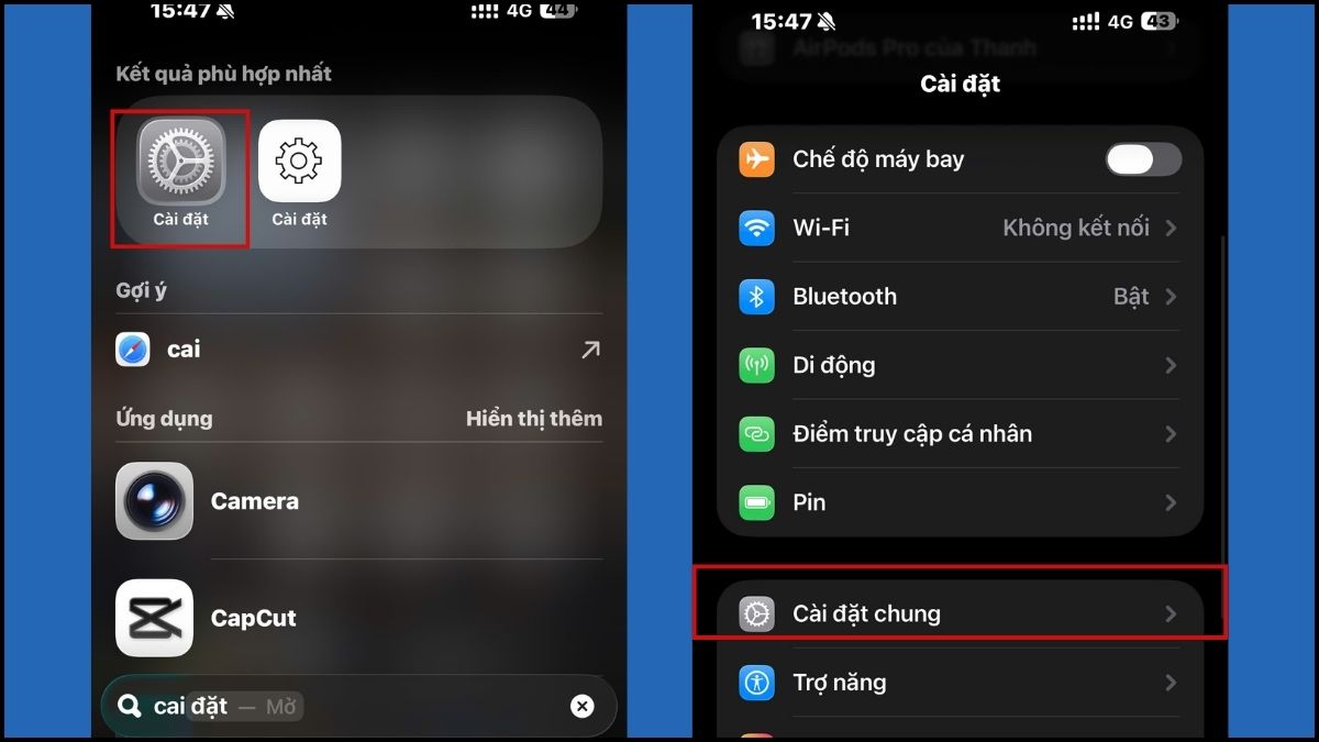 Cách giải phóng dung lượng Zalo trên iPhone - Kiểm tra dung lượng Zalo bước 1