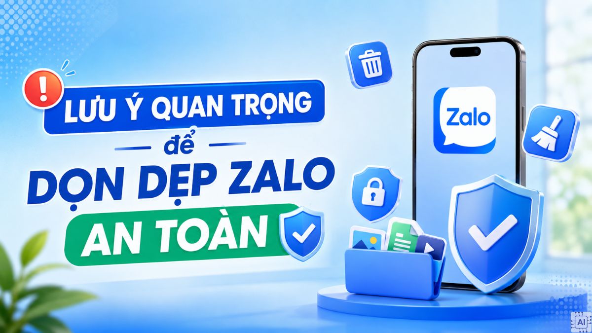 Cách giải phóng dung lượng Zalo trên iPhone và lưu ý