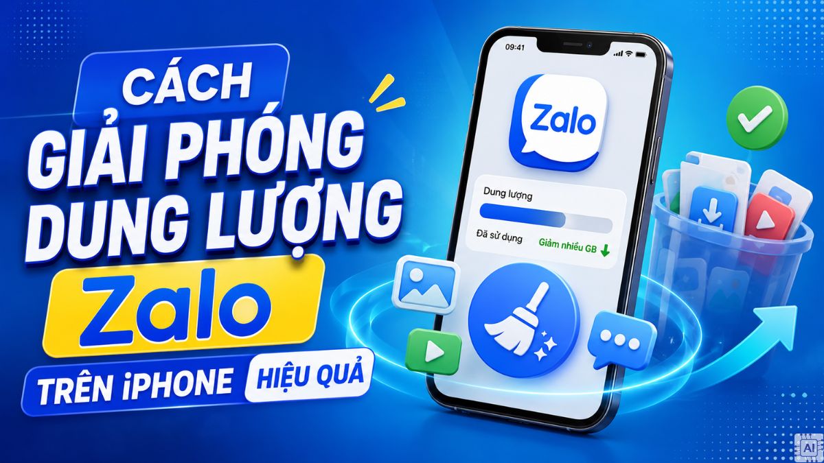 Cách giải phóng dung lượng Zalo trên iPhone hiệu quả