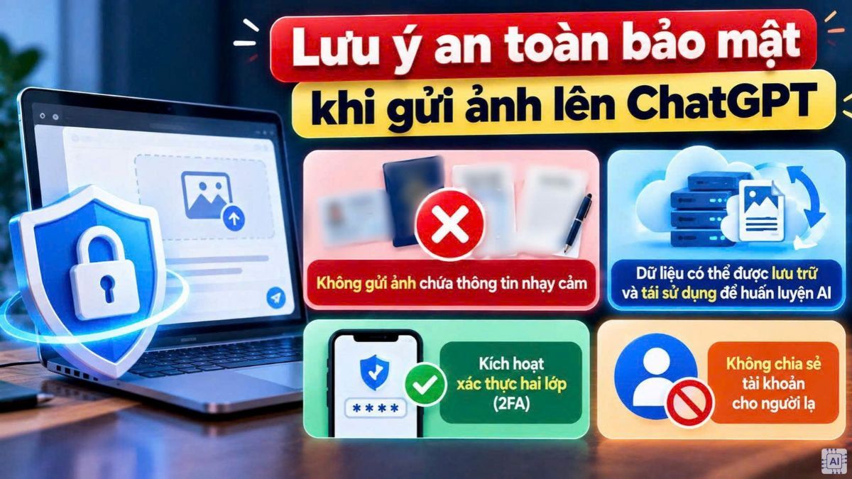 Cách hỏi ChatGPT bằng hình ảnh và lưu ý bảo mật