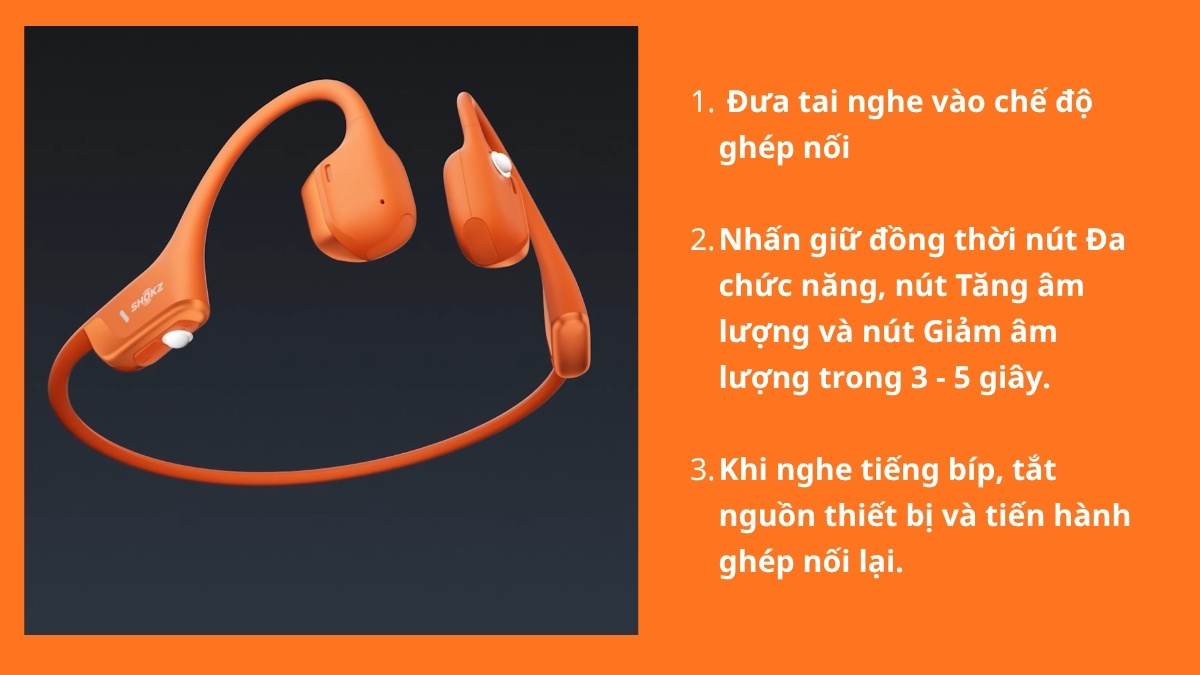 Cách kết nối tai nghe Shokz và khắc phục lỗi với dòng có phím cứng