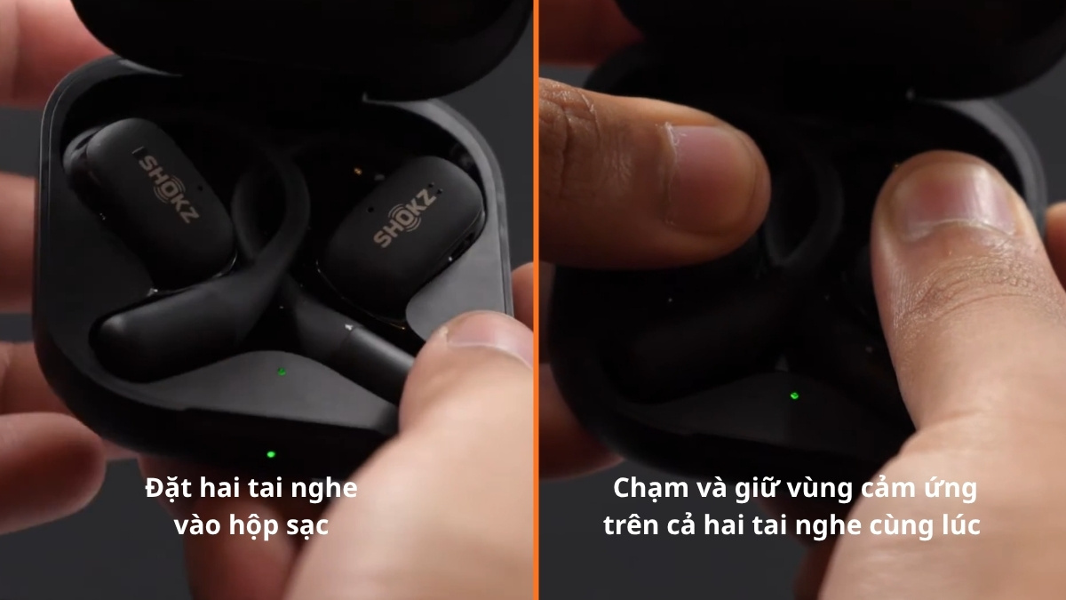 Cách kết nối tai nghe Shokz và khắc phục lỗi với dòng cảm ứng