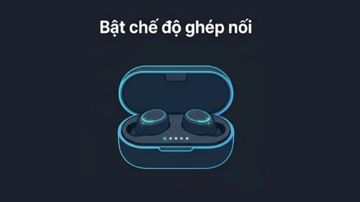 Cách kết nối tai nghe TWS với máy tính bước 1
