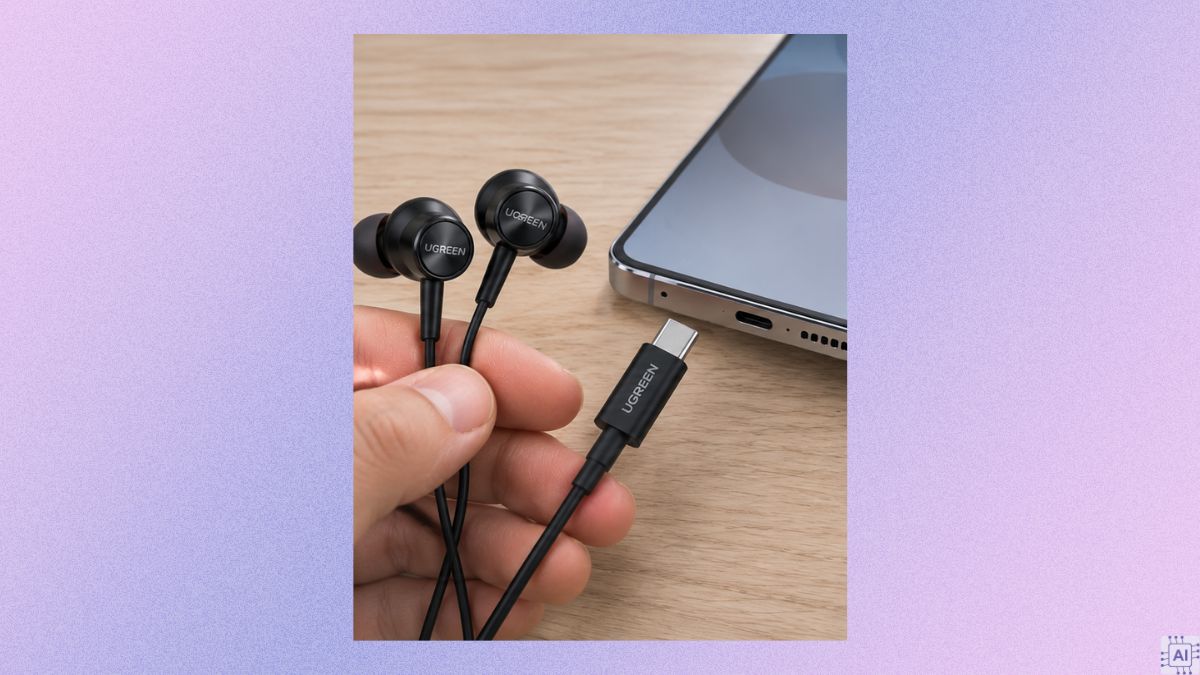 Cách kết nối tai nghe Ugreen có dây với điện thoại bước 1
