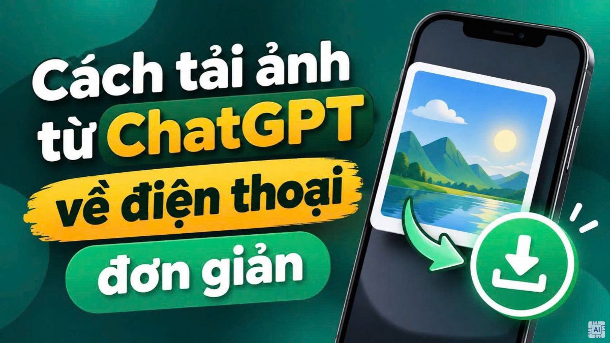 Cách tải ảnh từ ChatGPT về điện thoại đơn giản