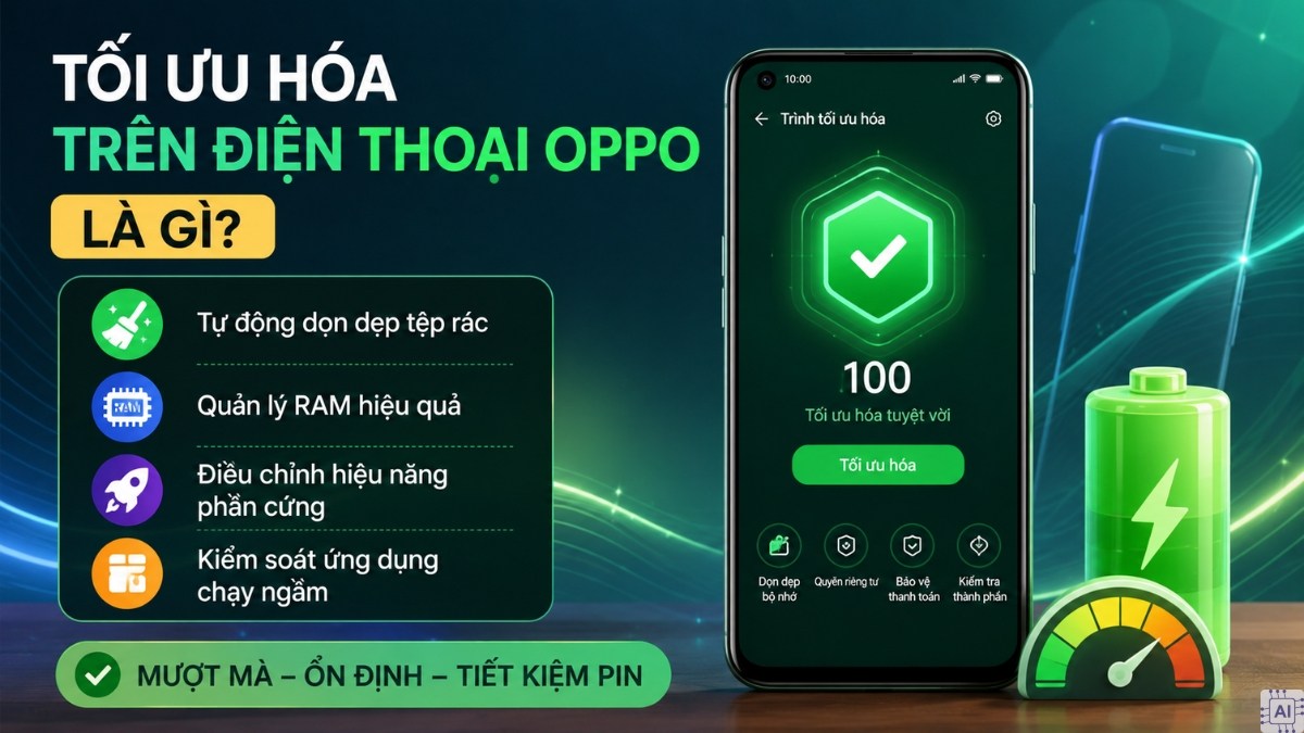 Cách tắt chế độ tối ưu hóa trên OPPO là gì?