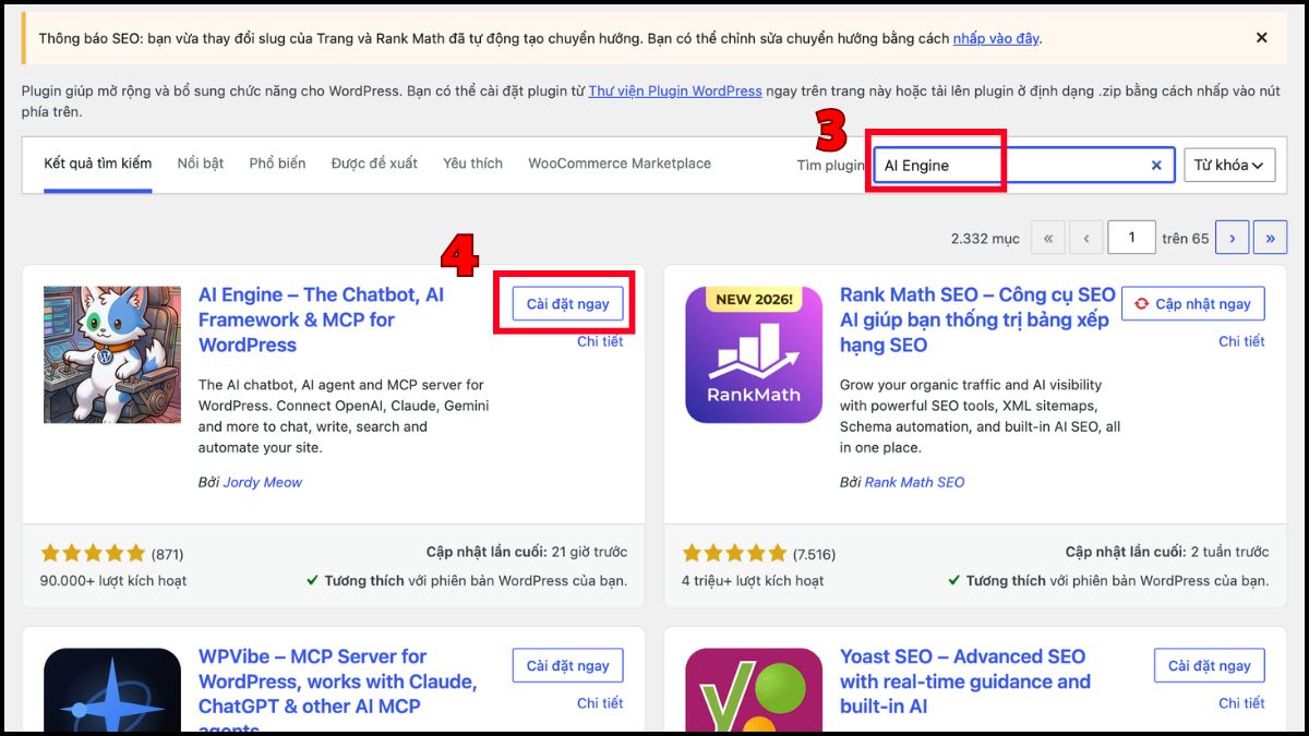 Cách tích hợp ChatGPT vào website Wordpress bước 2