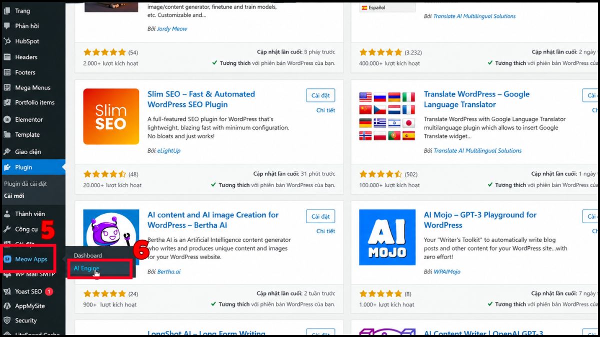 Cách tích hợp ChatGPT vào website Wordpress bước 3
