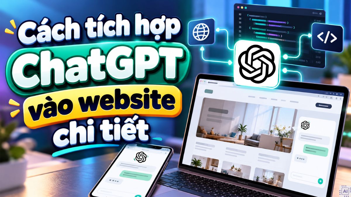 Cách tích hợp ChatGPT vào website chi tiết