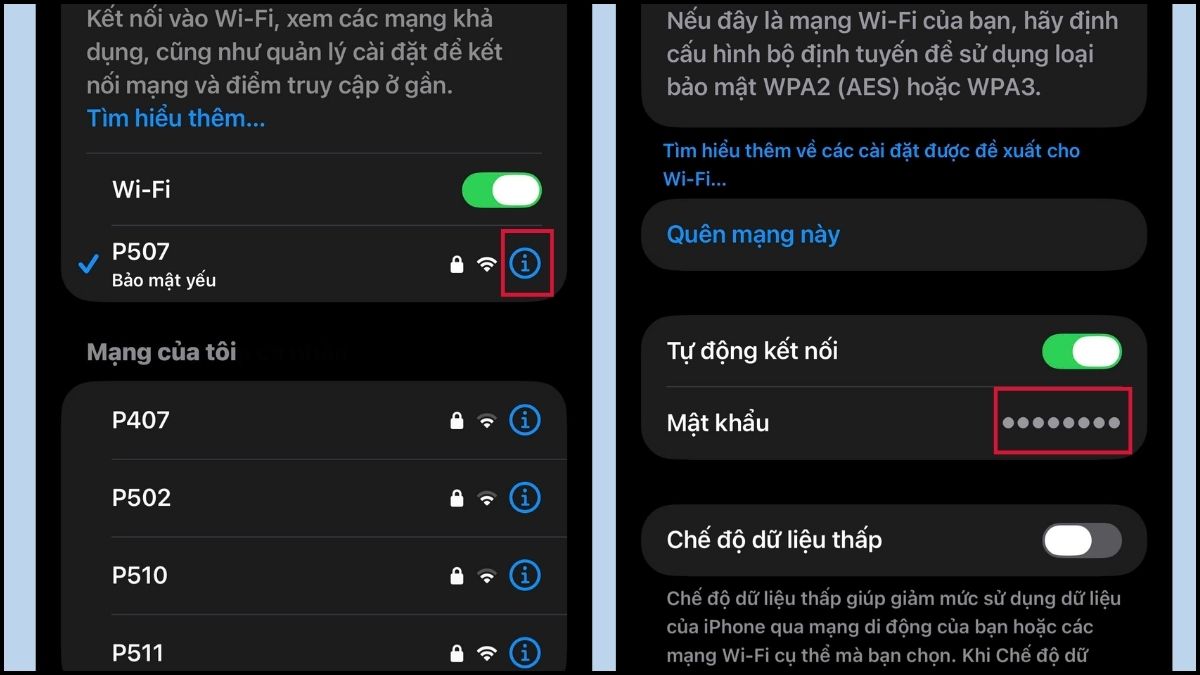 Cách xem mật khẩu Wifi đã lưu trên iPhone bước 2