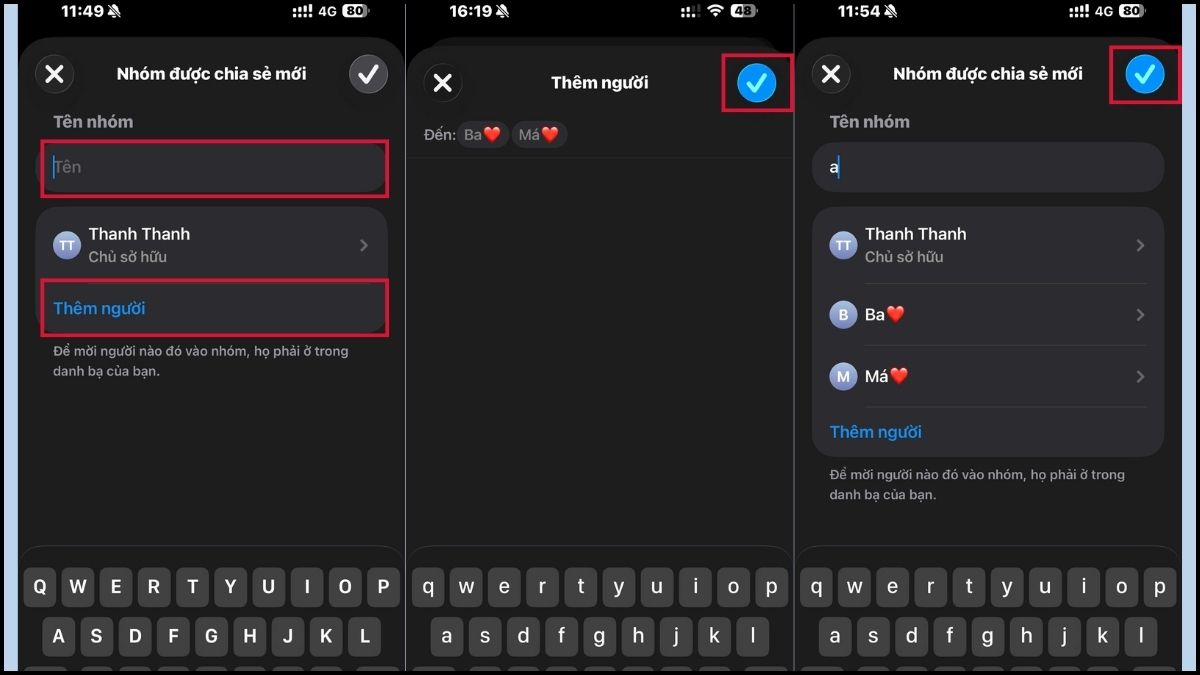 Cách xem mật khẩu đã lưu trên iPhone và chia sẻ bước 3