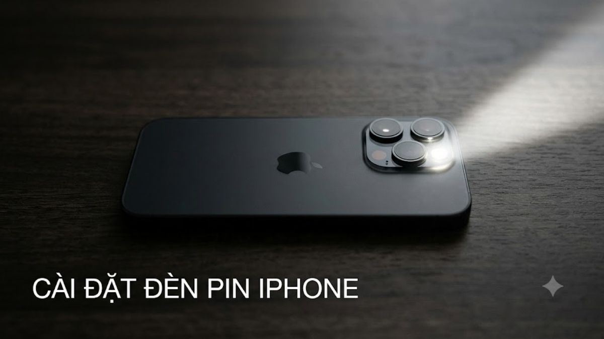 Cách cài đặt đèn pin iPhone cực nhanh và đơn giản