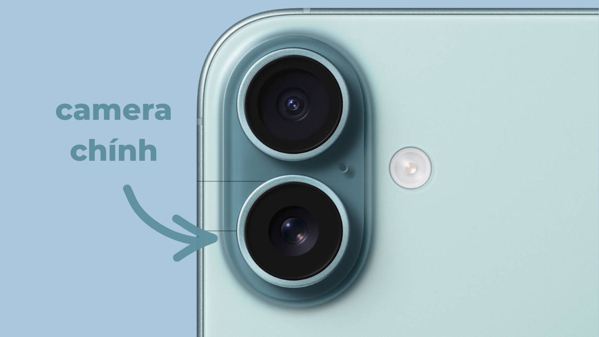 Camera iPhone 16 Plus - Camera chính